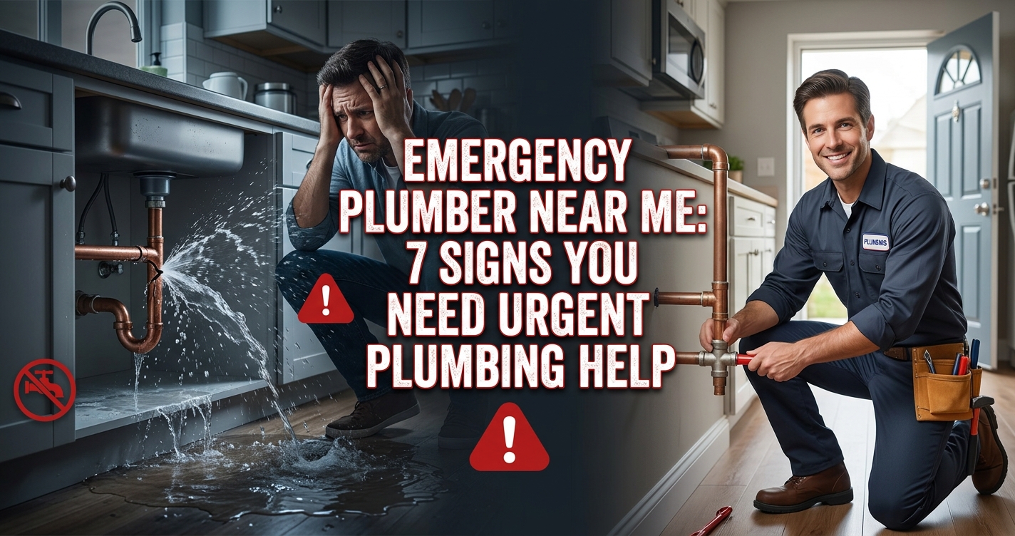 Emergency Plumber Near Me: 7 Signs You Need Urgent Plumbing Help